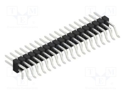 Connector: pin strips; pin header; male; PIN: 38; 2.54mm; SMT,THT