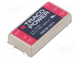 Converter: DC/DC; 30W; Uin: 9÷18V; 5.1VDC; Iout: 6000mA; 2"x1"; 31g