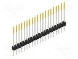 Connector: pin strips; pin header; male; PIN: 20; 2.54mm; THT; 1x20