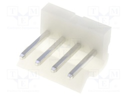 Socket; wire-board; male; 3.96mm; PIN: 4; THT; 250V; 5A; tinned