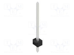Connector: pin strips; pin header; male; PIN: 1; 2.54mm; THT; 1x1