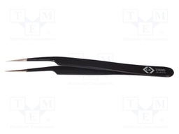 Tweezers; Blade tip shape: sharp; Tweezers len: 115mm; ESD