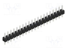 Connector: pin strips; pin header; male; PIN: 20; 2.54mm; THT; 1x20