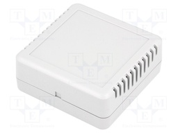 Enclosure: multipurpose; X: 75.8mm; Y: 75.8mm; Z: 30mm; vented; ABS