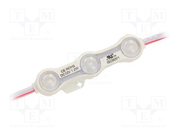 LED; red; 1.2W; IP68; 12VDC; 160°; No.of diodes: 3; Case: 5730