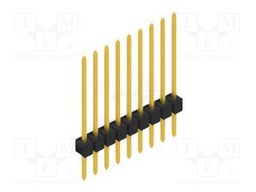 Connector: pin strips; pin header; male; PIN: 9; 2.54mm; THT; 1x9