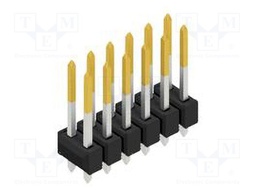 Connector: pin strips; pin header; male; PIN: 12; 2.54mm; THT; 2x6