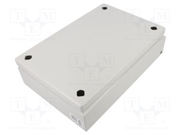 Enclosure: multipurpose; X: 200mm; Y: 300mm; Z: 80mm; KX; steel sheet
