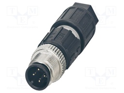 Plug; M12; PIN: 4; male; A code-DeviceNet / CANopen; for cable; IDC