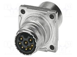 Connector: M17; socket; ST; male; PIN: 17; 48V; 3.6A; shielded; IP67