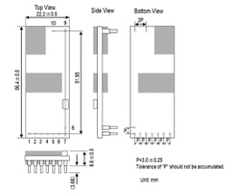 Converter: DC/DC; 72W; Uin: 41.1÷57V; Uout: 12VDC; Iout: 6A; DIP; THT