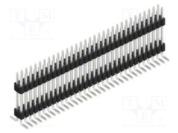 Connector: pin strips; pin header; male; PIN: 64; 1.27mm; SMT; 2x32