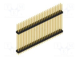 Connector: pin strips; pin header; male; PIN: 56; 2.54mm; THT; 2x28