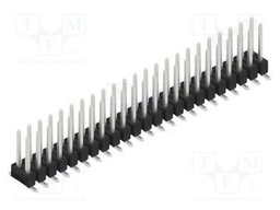 Connector: pin strips; pin header; male; PIN: 46; 2.54mm; SMT; 2x23