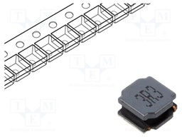 Inductor: wire; SMD; 3.3uH; Ioper: 5.1A; 19.5mΩ; ±20%; Isat: 7A
