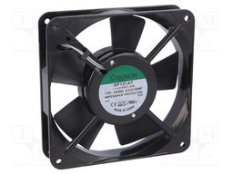 Fan: AC; axial; 115VAC; 120x120x25mm; 132(±7%)m3/h; 46dBA; 2150rpm