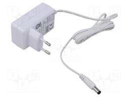 Power supply: switching; mains,plug; 12VDC; 1.5A; 18W; Plug: EU