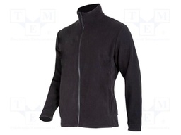 Fleece sweatshirt; Size: XL; black; 250g/m2