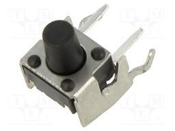 Microswitch TACT; SPST; Pos: 2; 0.1A/30VDC; THT; 2.55N; 7mm; round