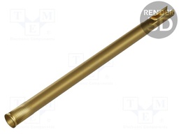 Test probe socket; Min.pitch: 2.54mm; brass; gold-plated; head SR
