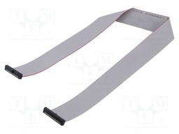 Ribbon cable with IDC connectors; Tape ph: 0.64mm; 406.4mm