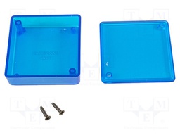 Enclosure: multipurpose; X: 60mm; Y: 60mm; Z: 15mm; 1551 MINI; ABS