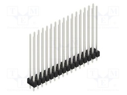 Connector: pin strips; pin header; male; PIN: 32; 2.54mm; THT; 2x16