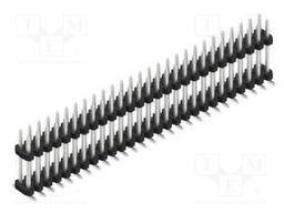 Connector: pin strips; pin header; male; PIN: 54; 2mm; SMT; 2x27