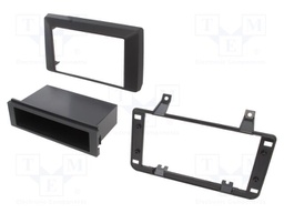 Radio mounting frame; Dacia; 1 DIN; black