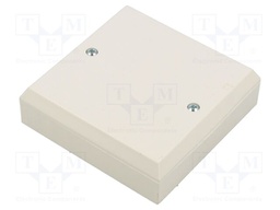 Enclosure: junction box; X: 82mm; Y: 24mm; Z: 82mm; wall mount; PVC