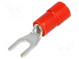 Fork terminal; M3,5; Ø: 3.7mm; 0.25÷1.5mm2; crimped; for cable