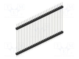 Connector: pin strips; pin header; male; PIN: 30; 2.54mm; THT; 1x30