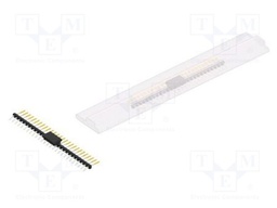 Connector: pin strips; pin header; male; PIN: 27; 2mm; SMT; 1x27