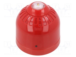 Signaller: lighting-sound; 17÷60VDC; horn,flashing light; LED