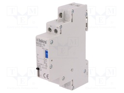 Relay: installation; bistable; NO; Ucoil: 24VAC; 17.6x90x65mm; 32A