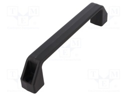 Handle; Mat: technopolymer (PP); black; H: 54mm; L: 260mm; W: 30mm