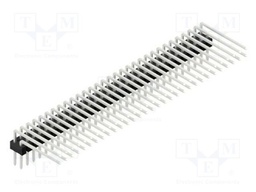 Connector: pin strips; pin header; male; PIN: 62; 2.54mm; THT; 2x31