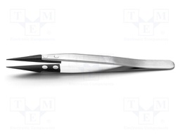 Tweezers; strong construction; Blades: straight,narrow; ESD
