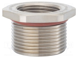 Reduction of threads for glands; Int.thread: M12; brass; nickel