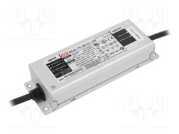 Power supply: switched-mode; LED; 75.6W; 36VDC; 2.1A; 100÷305VAC