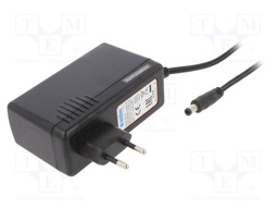 Power supply: switched-mode; volatage source; 12VDC; 5A; 60W; 87%