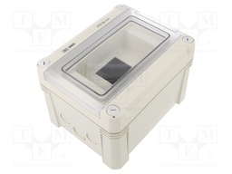 Enclosure: junction box; X: 150mm; Y: 190mm; Z: 125mm; polystyrene