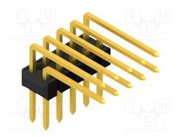Connector: pin strips; pin header; male; PIN: 10; 2.54mm; THT; 2x5