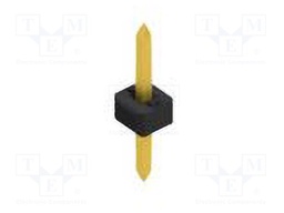 Connector: pin strips; pin header; male; PIN: 1; 2mm; THT; 1x1; 100V