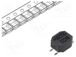 Inductor: wire with current compensation; SMD; 51uH; 800mA; 168mΩ