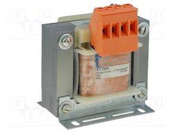 Transformer: mains; 80VA; 230VAC; 230V; Leads: terminal block; IP00