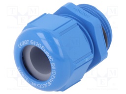 Cable gland; M50; IP68; Mat: polyamide; blue; Conform to: ATEX Ex