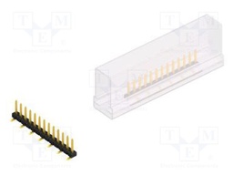 Connector: pin strips; pin header; male; PIN: 13; 2mm; SMT; 1x13