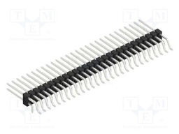 Connector: pin strips; pin header; male; PIN: 56; 2.54mm; SMT,THT