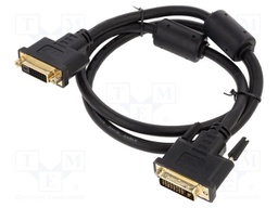 Cable; DVI-D (24+1) socket,DVI-D (24+1) plug; single link